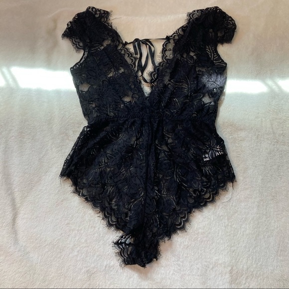 SHEIN Other - 🔴5/$25 Sexy Black Lace Teddy - SHEIN, S